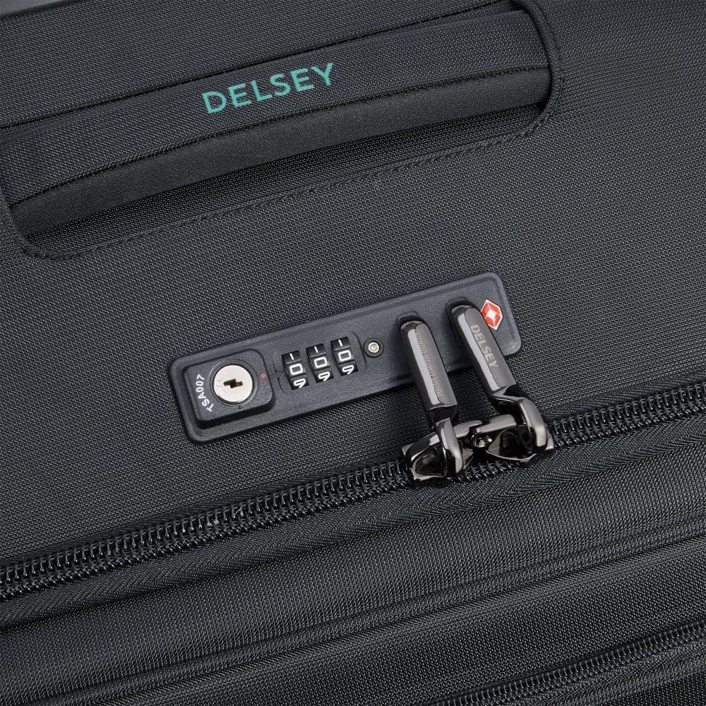 Detalle 2 de DELSey PARIS Helium DLX: Valigia Cabina Morbida Estensibile 55x35x28 cm, 42 L