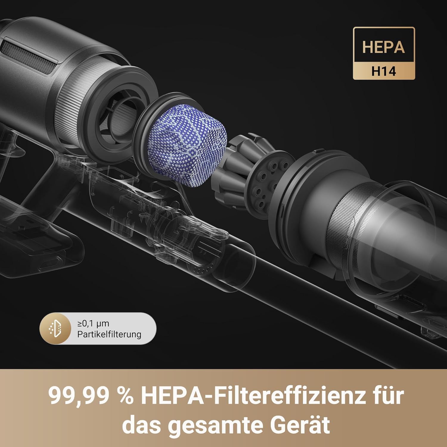Detalle de Dreame Z30 Kabelloser Bodenstaubsauger 310 AW