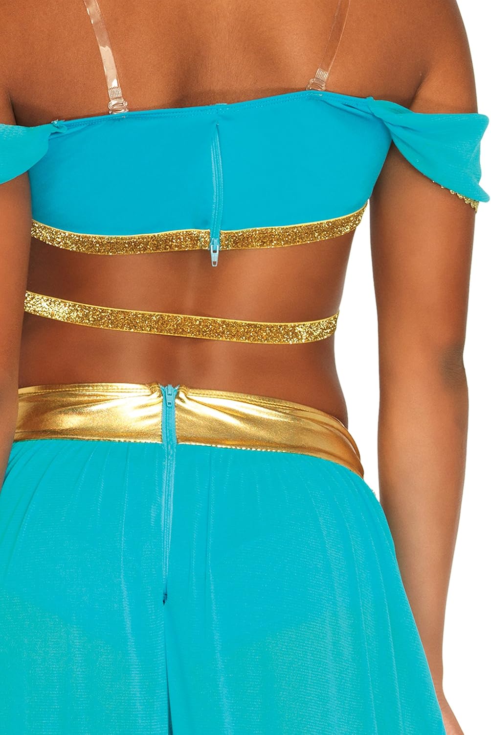 Detalle 2 de Leg Avenue Oasis Arabian Princess Costume for Women with Split-Leg Harem Pants