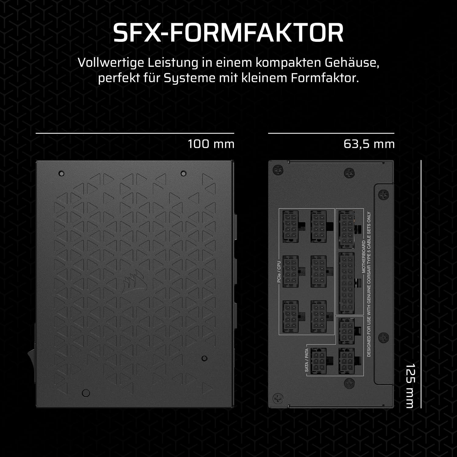 Thumbnail 3 de Corsair SF1000 (2024) Vollständig modulare SFX Netzteil