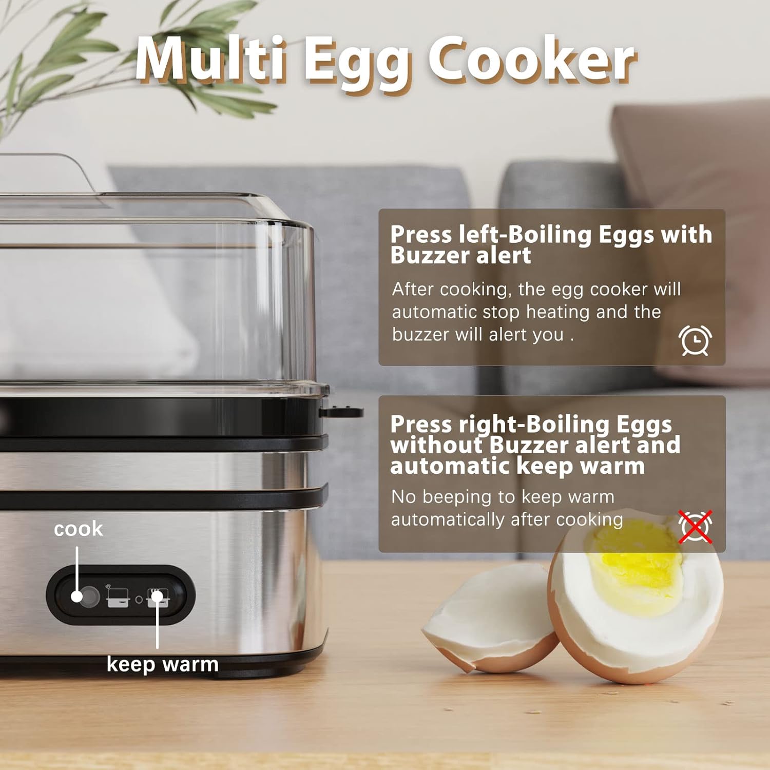 Thumbnail 4 de Evoloop Egg Cooker 6 eggs