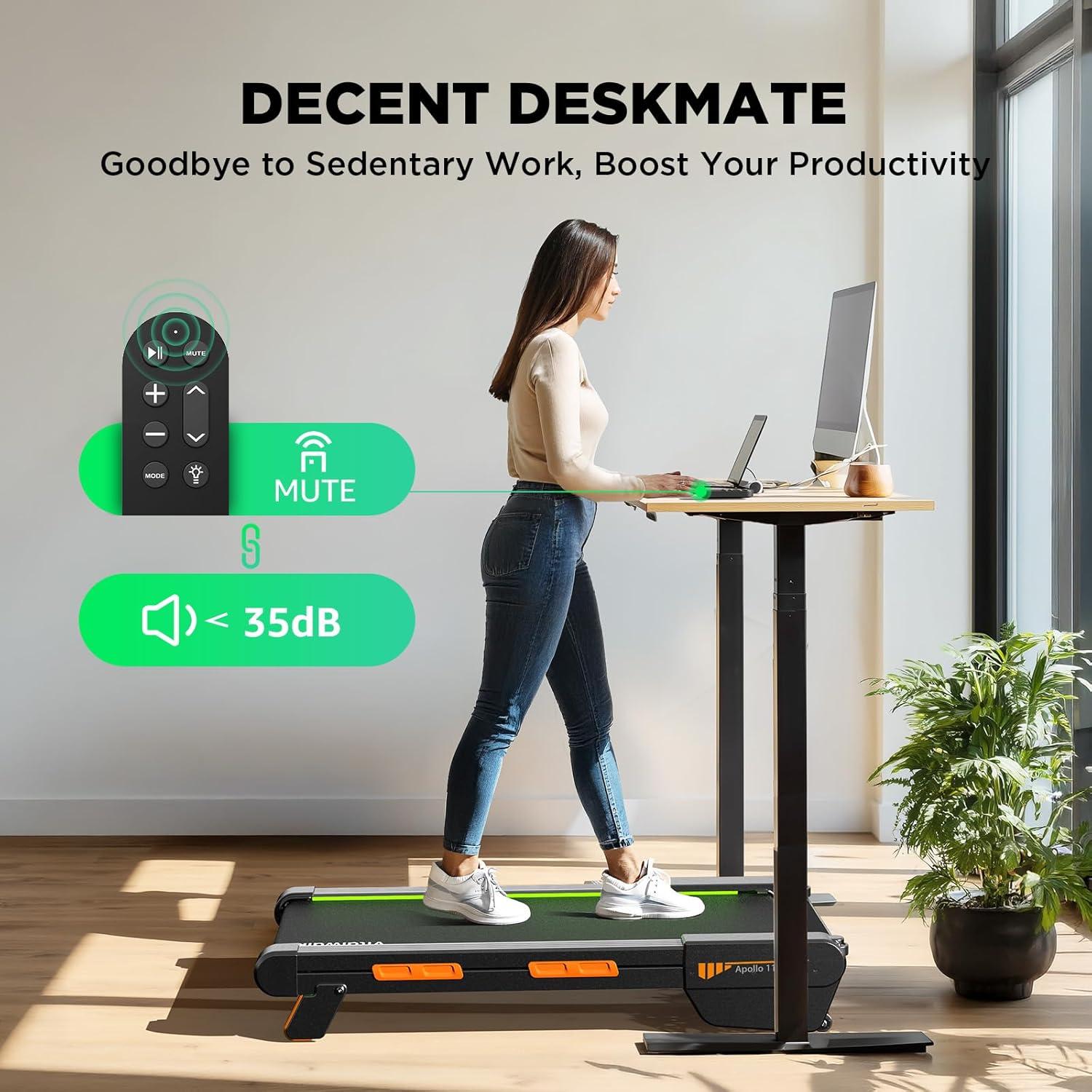 Thumbnail 5 de Vitalwalk Walking Pad, 15% Auto Incline