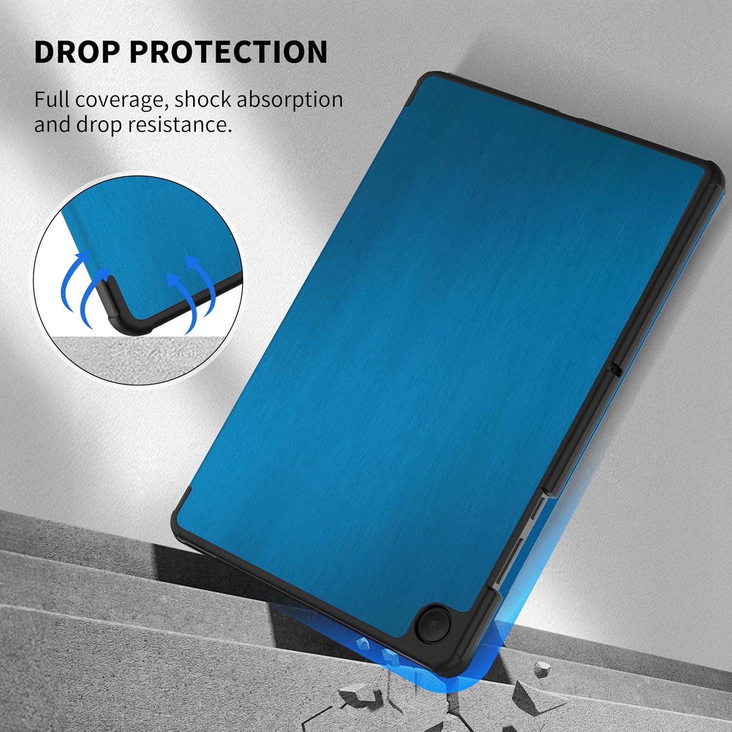 Thumbnail 5 de CACOE Schutzhülle für Samsung Galaxy Tab A11+ Plus / A9+ 11 Zoll (2025) – ultradünnes PU Leder Case mit Standfunktion, Auto Sleep/Wake & Schutzfolie