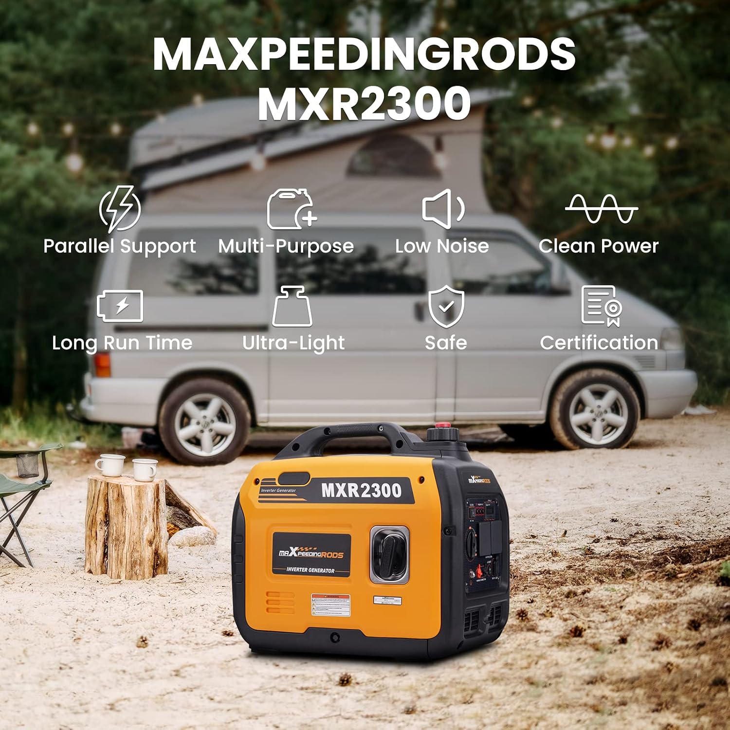 Detalle 2 de maXpeedingrods MXR2300 2300W portable inverter