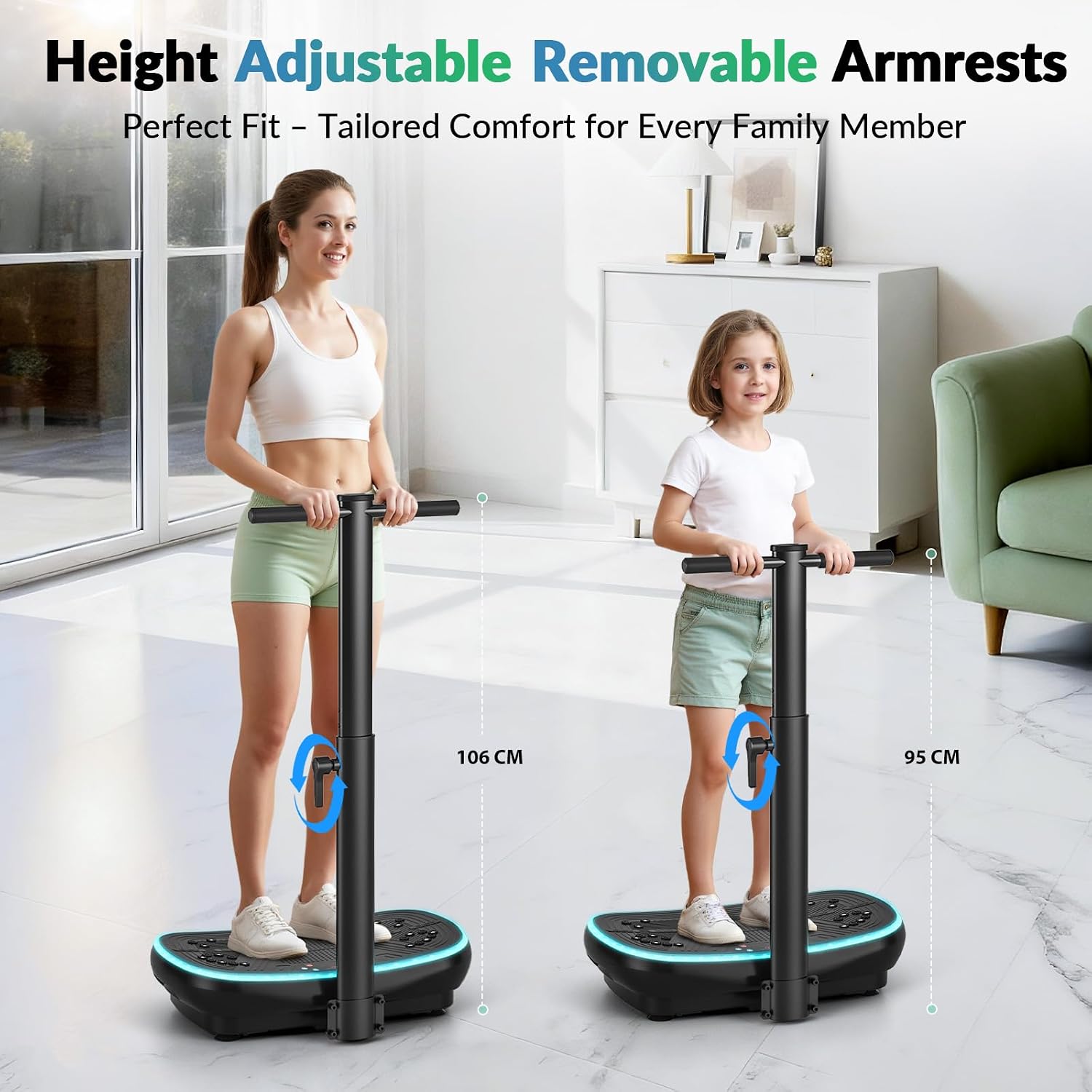 Thumbnail 5 de EvoSpark 2026 Upgrade 2D&4D Vibration Plate (3 motors, adjustable handles)