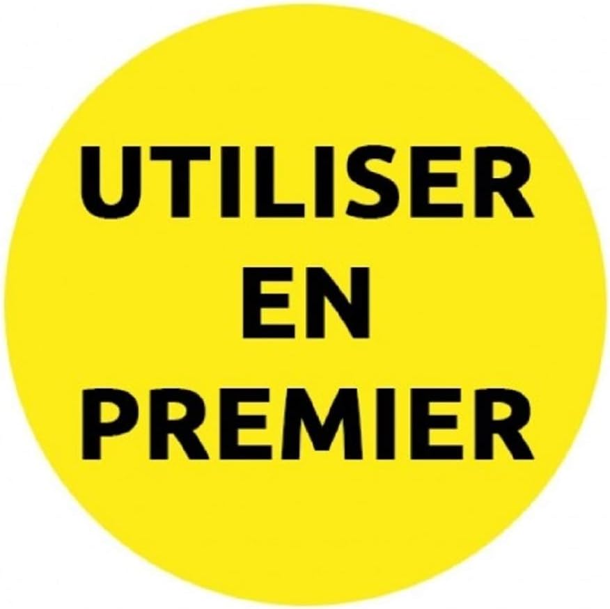 300 étiquettes jaunes Avery 40 mm