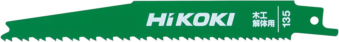 Detalle de HiKOKI No.135 木工解体用レシプロソーブレード 150mm・刃厚1.3mm・6/12山