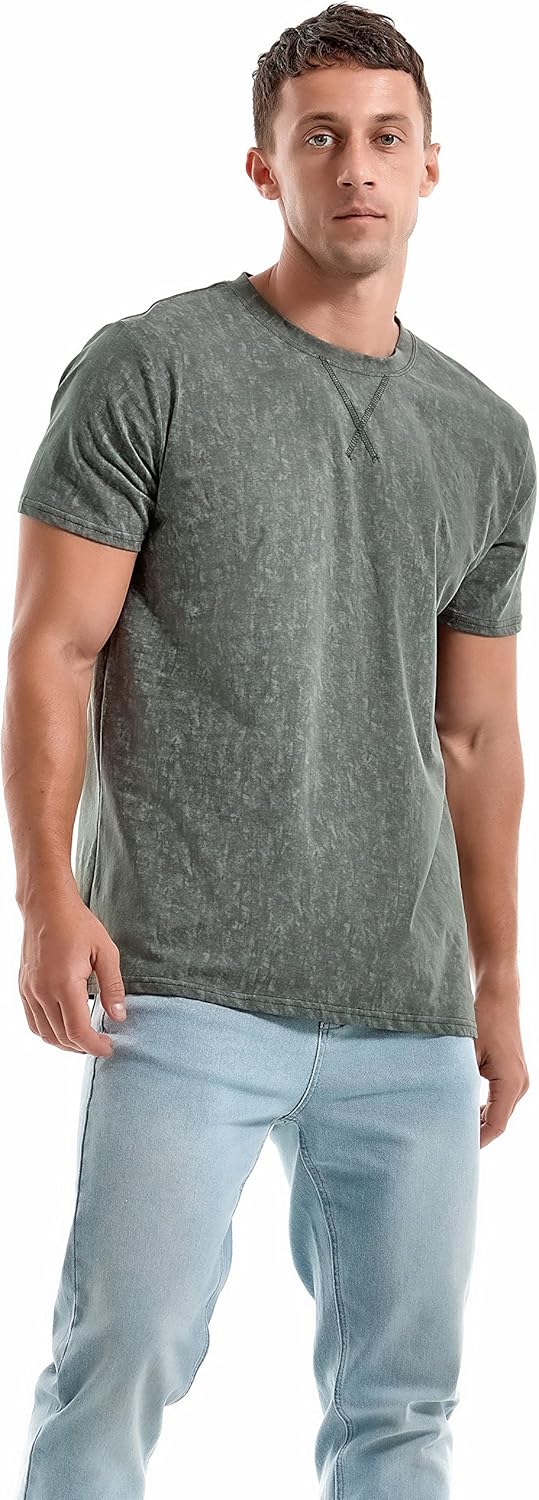 Thumbnail 1 de RONOMO Herren T-Shirt mit V-Ausschnitt für Casual-Looks