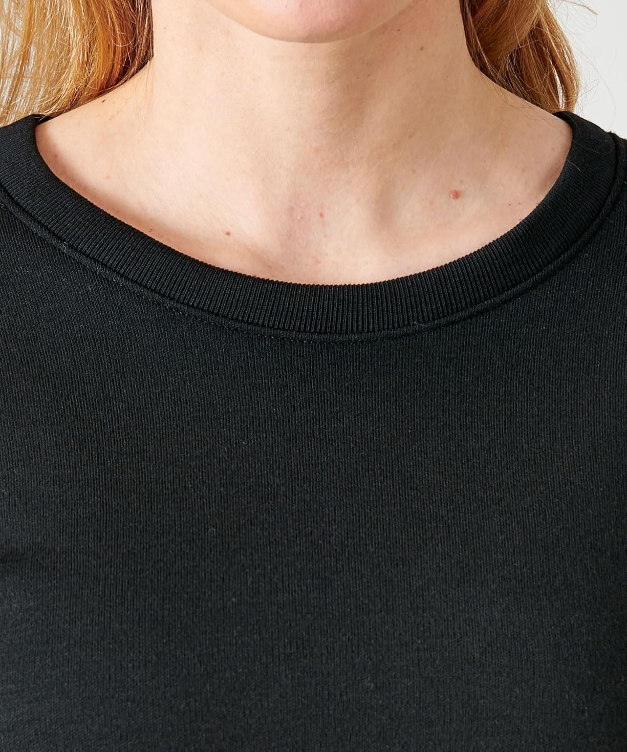 Thumbnail 1 de Damart T-shirt Thermolactyl manches longues Femme en molleton, Gris Chiné / Noir / Blanc