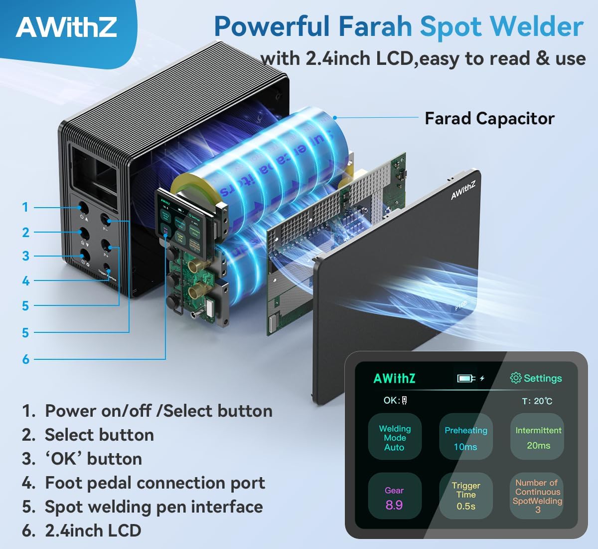 Thumbnail 5 de AWithZ P30C 21.8 KW capacitor spot welder