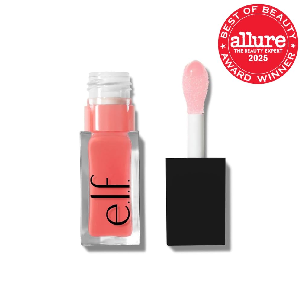 Detalle de e.l.f. Glow Reviver Lip Oil in Pink Quartz: A Lightweight, Shine-First Lip Oil
