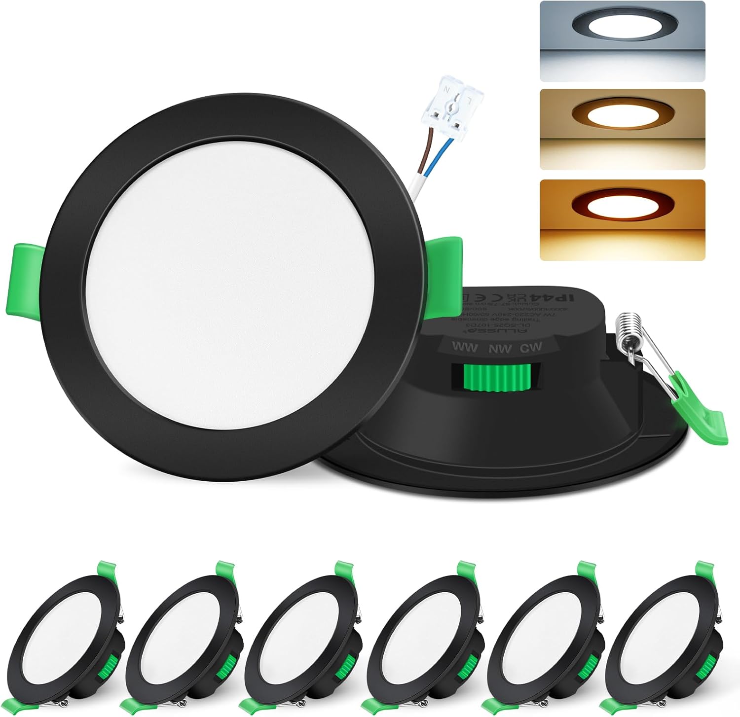 Detalle de ALUSSO LED Einbaustrahler 7 W, IP44