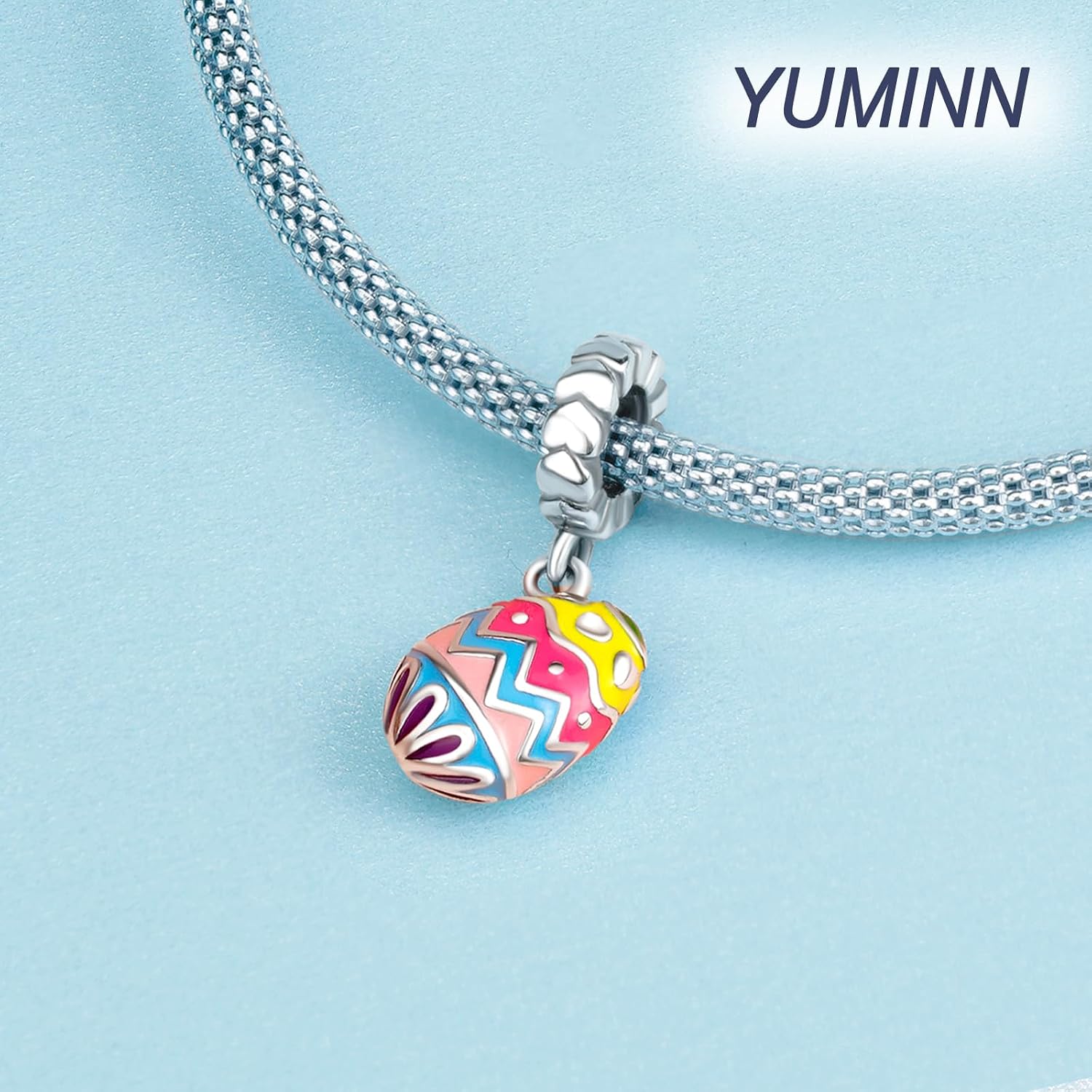 Detalle 2 de YUMINN Love and Heart Charms Argento 925 💍