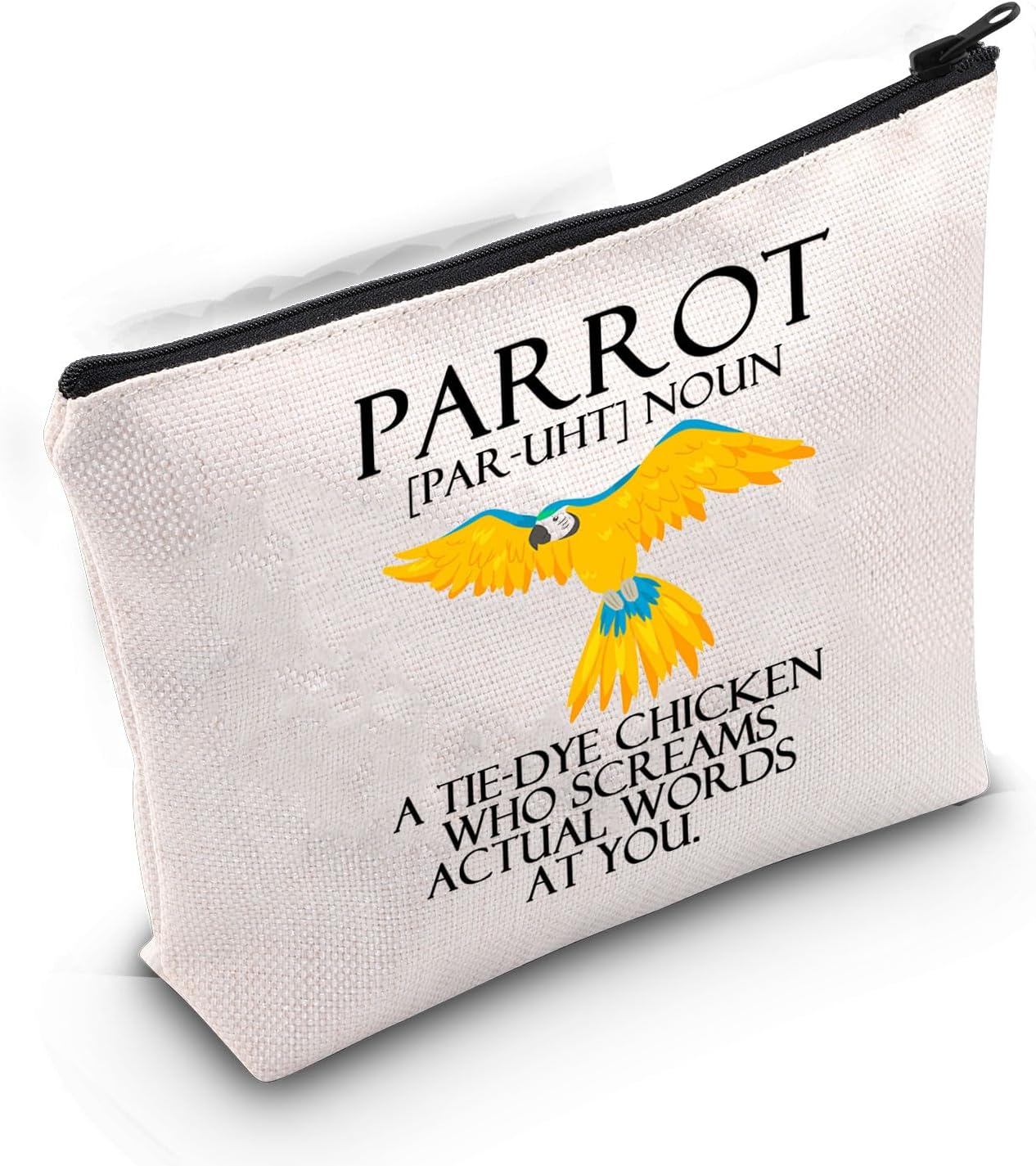 Parrot Makeup Bag Macaw Lover Cosmetic Bag