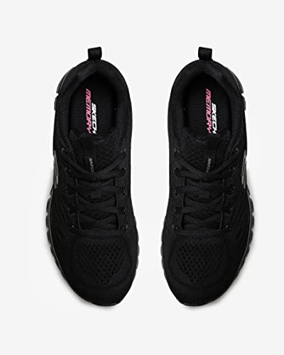 Thumbnail 6 de Skechers Graceful Get Connected Regular para mujer – Zapatillas negras con malla y sujeción suave (41 EU)