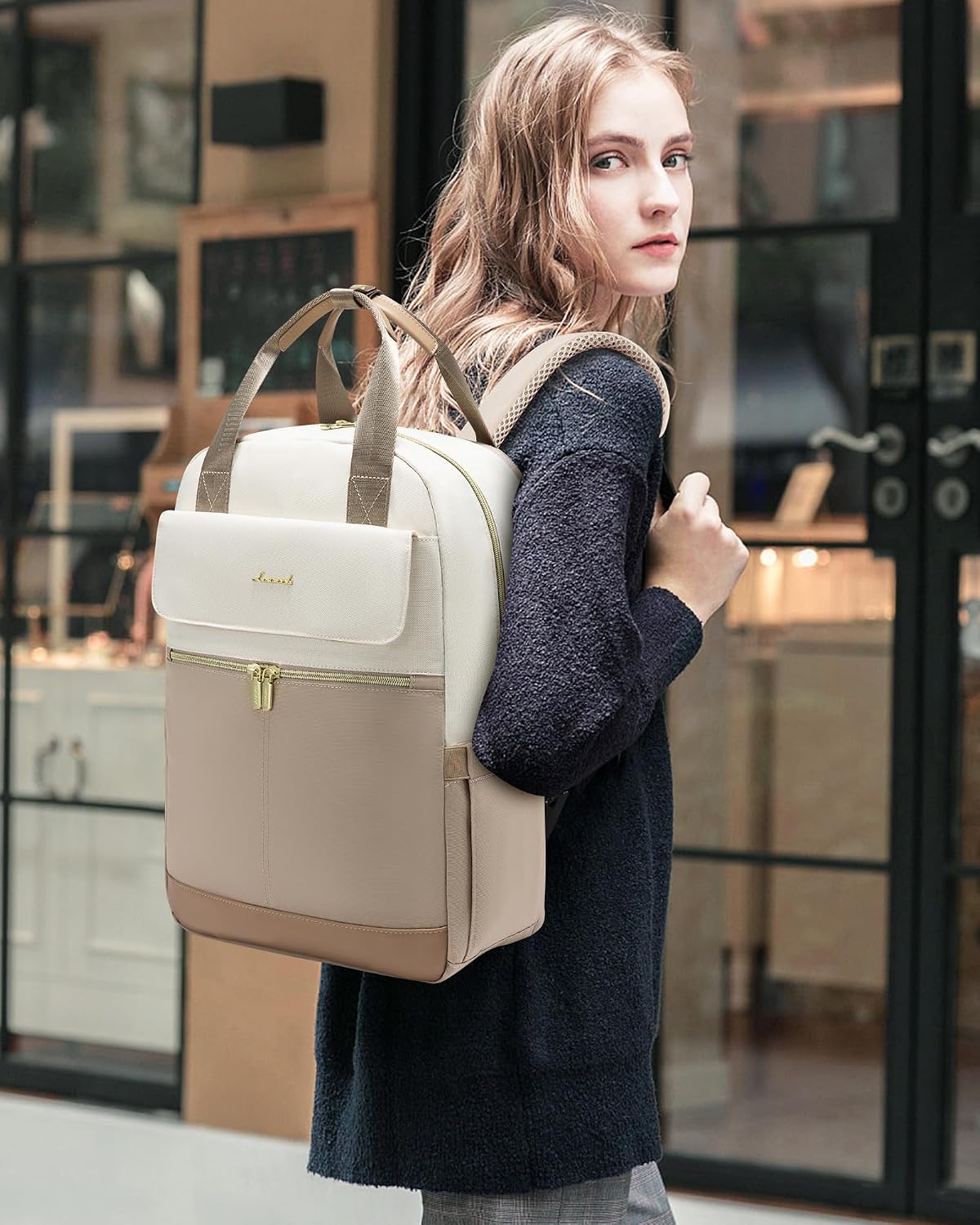 Thumbnail 1 de LOVEVOOK Rucksack Damen Groß 47x35x16 cm