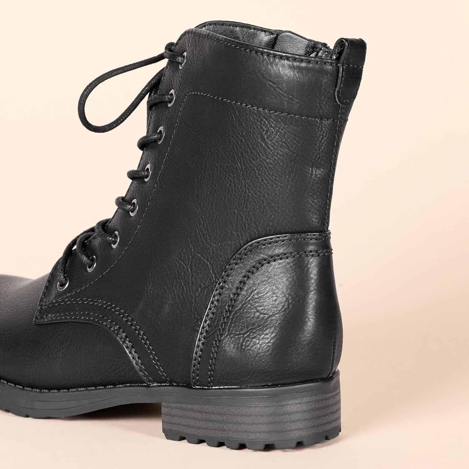 Thumbnail 3 de Amazon Essentials Damen Kampfstiefel mit Schnürung – gepolsterte Komfort-Boots mit Innenreißverschluss