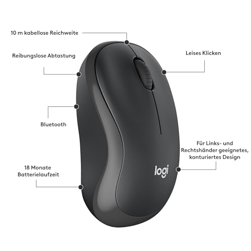 Thumbnail 7 de Logitech M240 Silent Bluetooth Maus, Kabellos, Kompakt – leise, zuverlässig und reisefreundlich