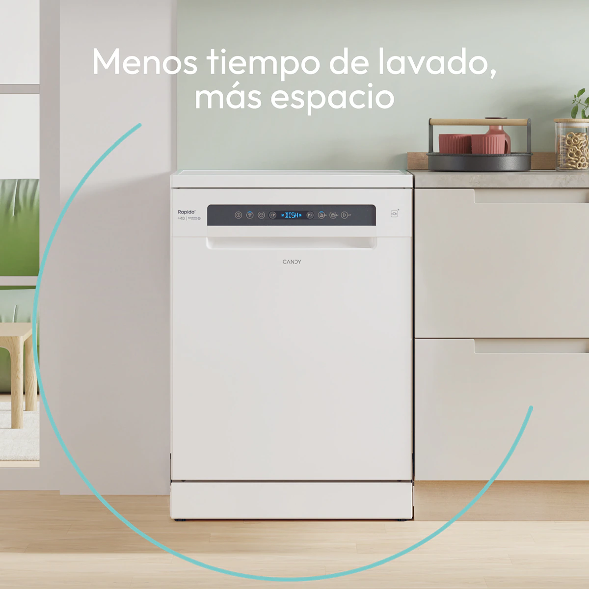 Thumbnail 4 de Candy Lavavajillas 14 servicios 60 cm 📺