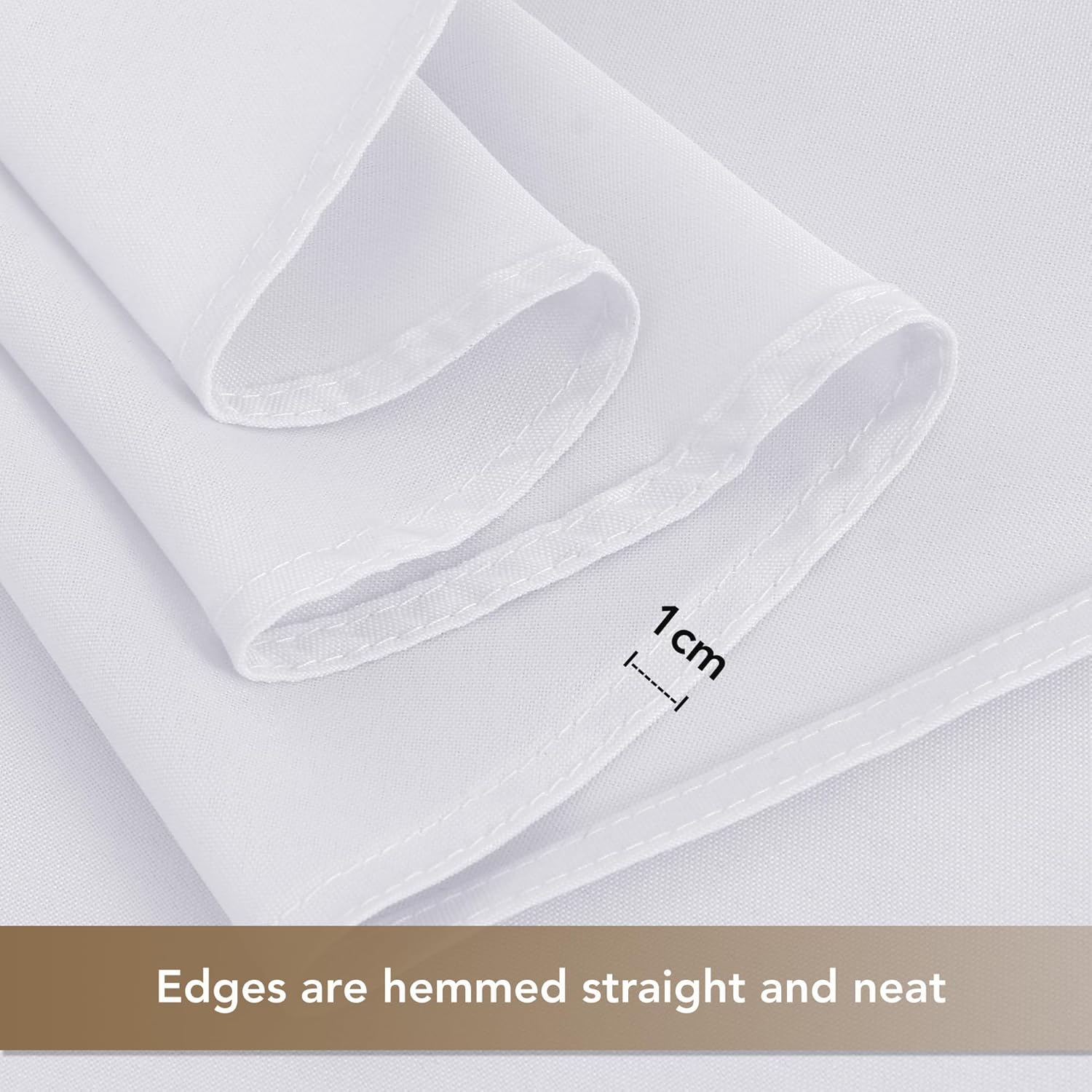 Thumbnail 4 de sancua White Square Tablecloths 54x54 Inch 2 Pack