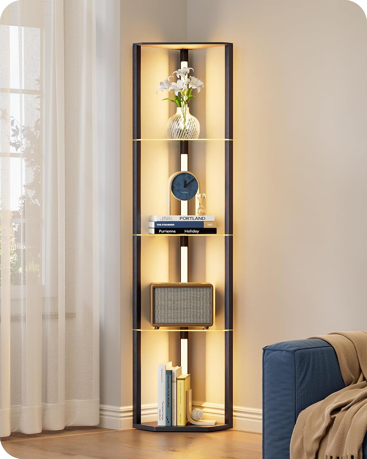 Detalle de EDISHINE Stehlampe Retro LED 20 W