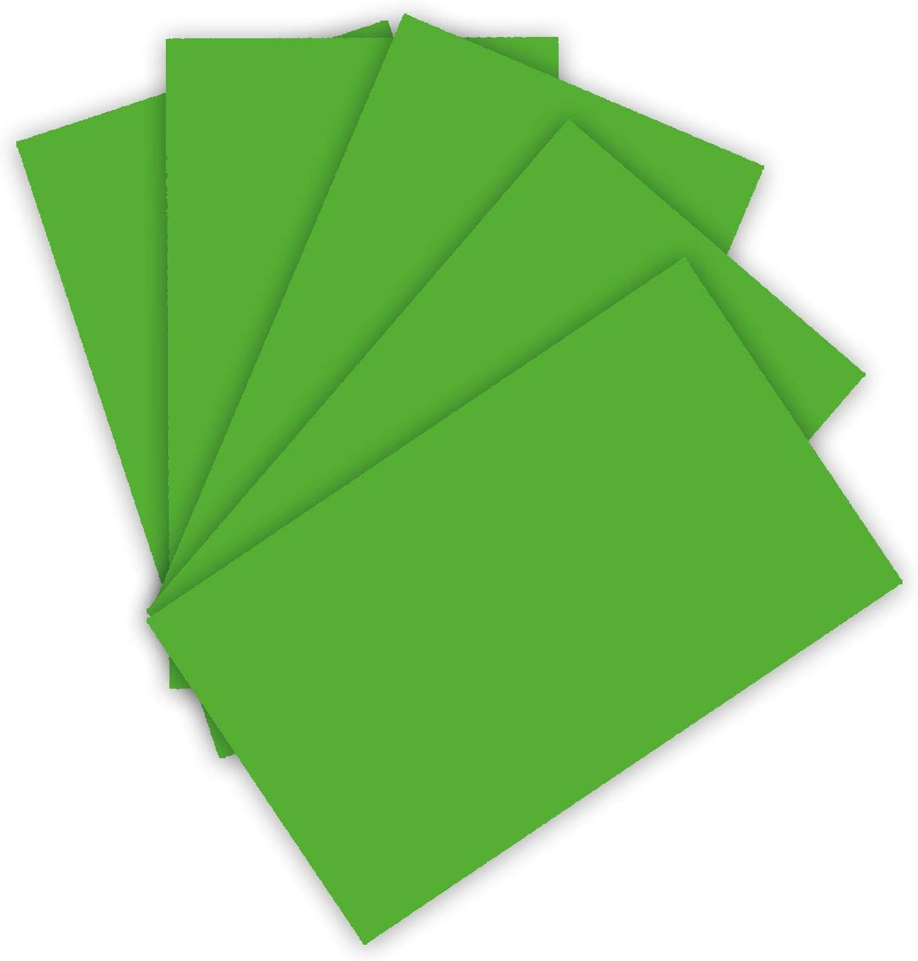 Detalle de folia 6355 Tonpapier 130 g/m², grasgrünes DIN A3-Paket mit 50 Bogen