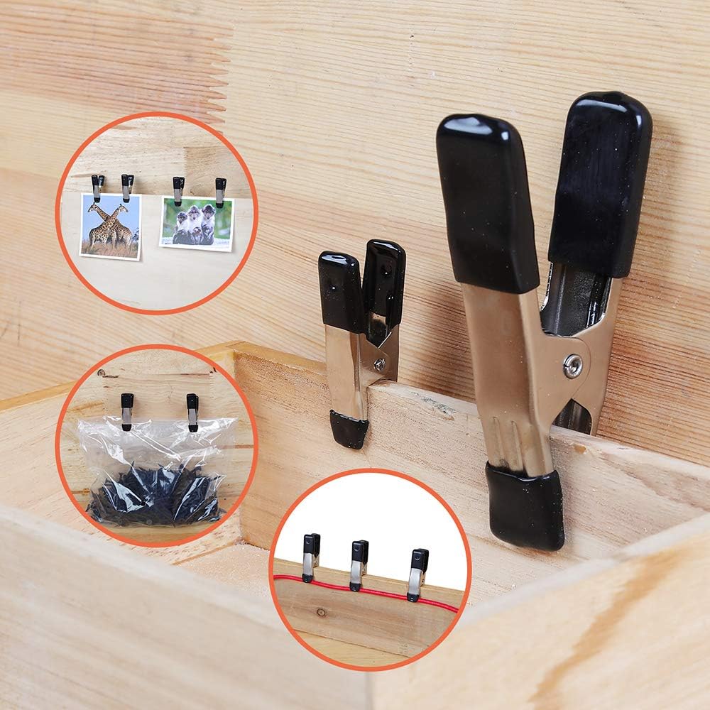 Thumbnail 3 de Amazonベーシック ABL004 スプリングクランプ 20個セット、2cm・3cm開口、PVCコーティング