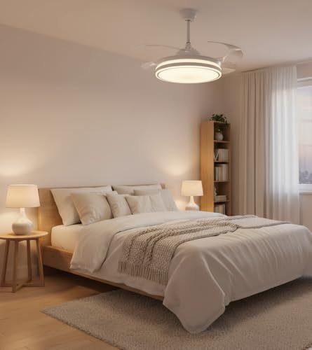 Detalle de BEL AIR HOME ASGARD: ventilatore da soffitto con motore DC e luce LED regolabile