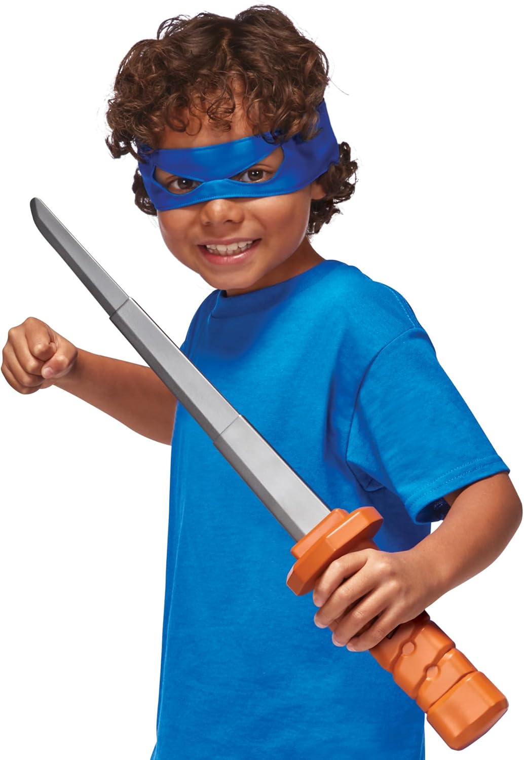 Detalle de Tortues Ninja – Armes de combat signature Léonardo avec katana télescopique (Jouet, dès 4 ans) par Giochi Preziosi TU8061
