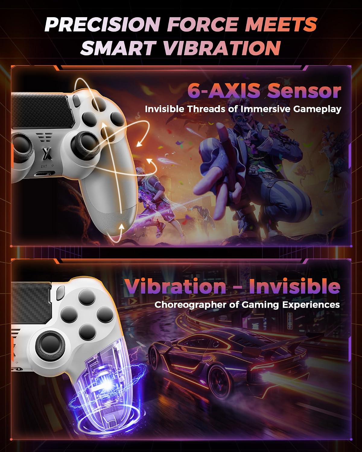 Thumbnail 2 de Suoxiom Wireless Controller P4 – Bluetooth Gamepad