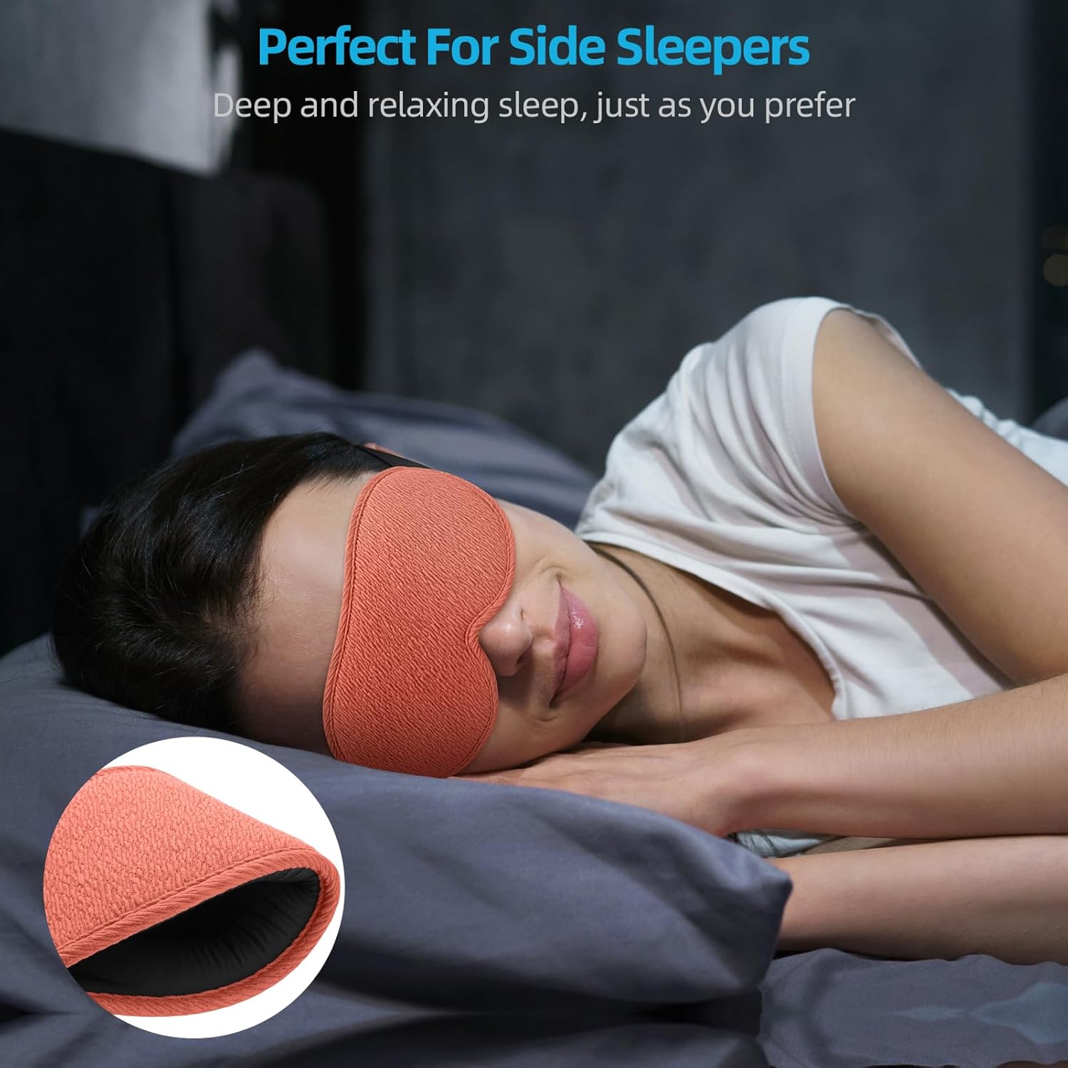 Thumbnail 1 de Trilancer 3D Sleep Mask (Orange) with 2-Year Replacement Plan
