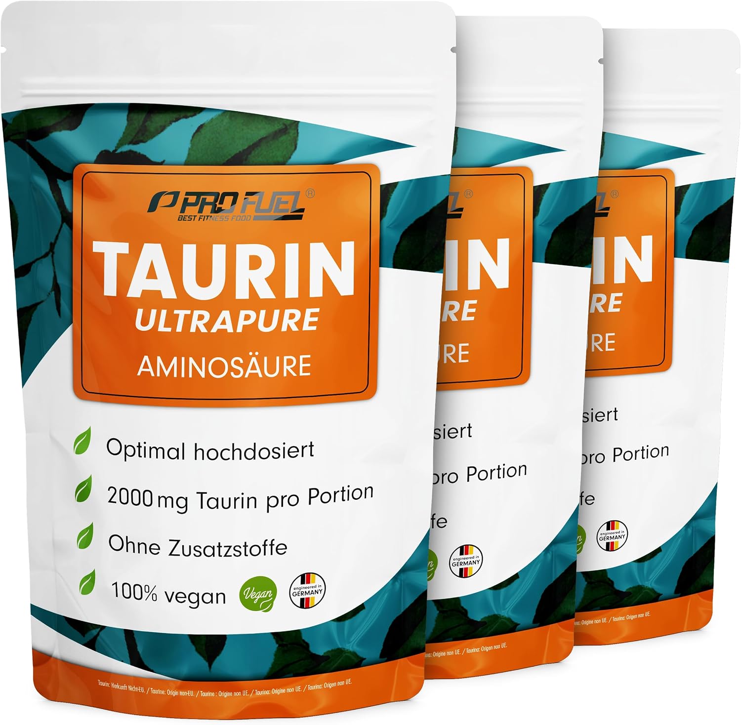 Thumbnail 6 de Taurin Pulver 1kg 2000 mg Tagesportion