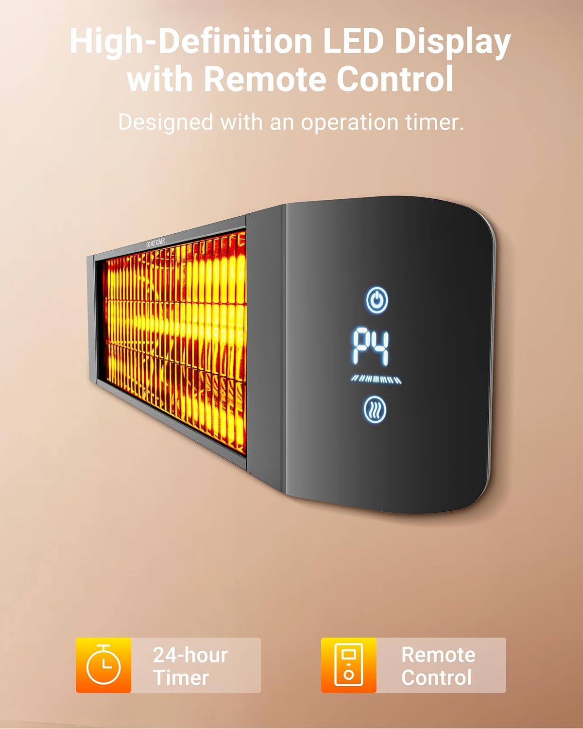 Thumbnail 3 de Pasapair Electric Patio Heater: Smart Infrared with App Control