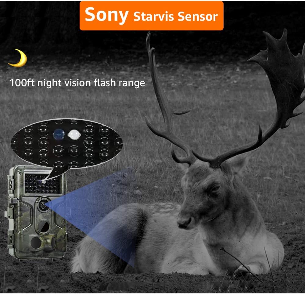 Detalle 2 de GardePro A3S Trail Camera 64MP, 1296P