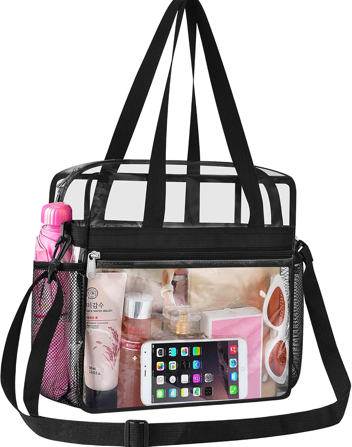 Detalle de Oraben Clear Tote Bag Stadium Approved 12x12x6