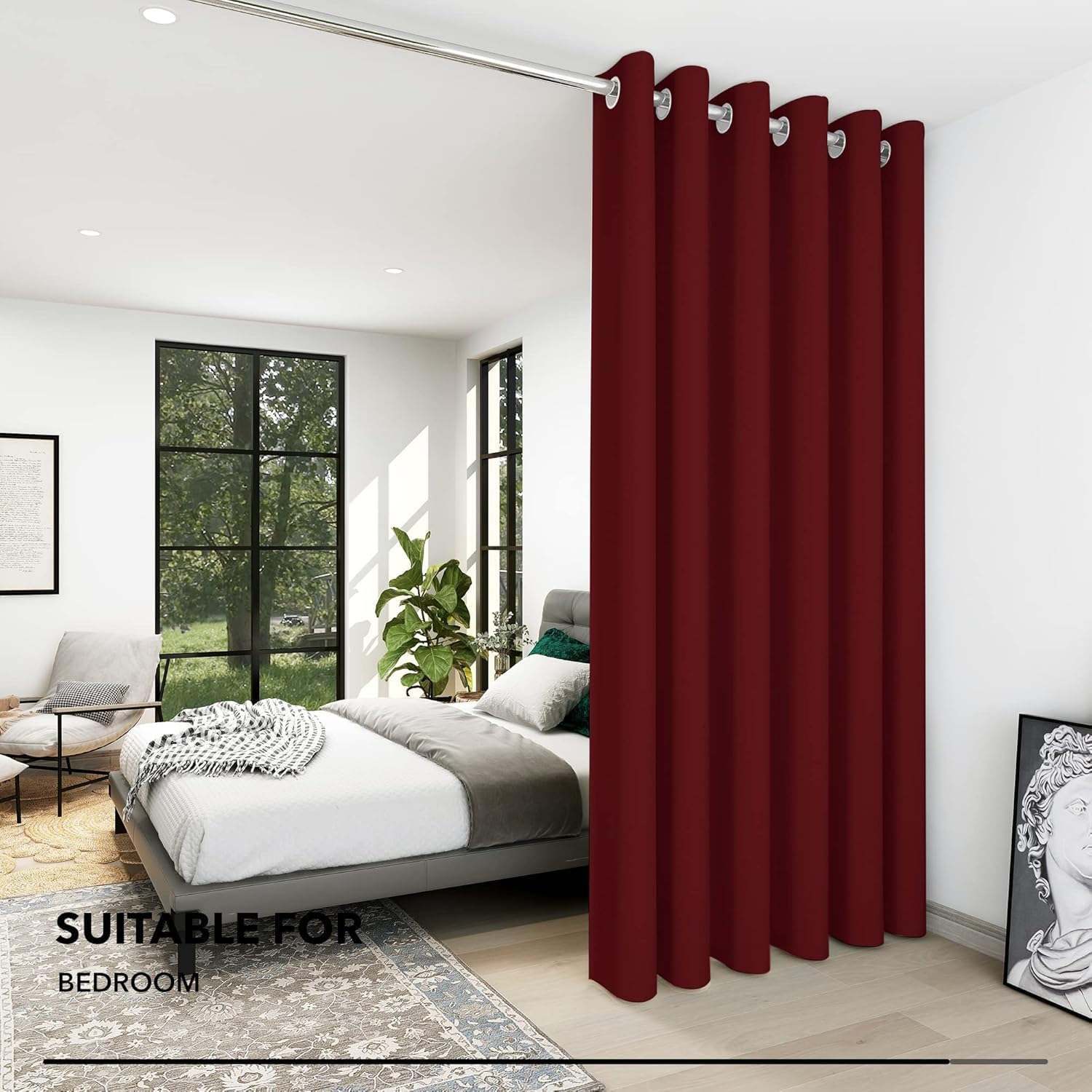Thumbnail 3 de Deconovo blackout door curtain 66 x 84 inch