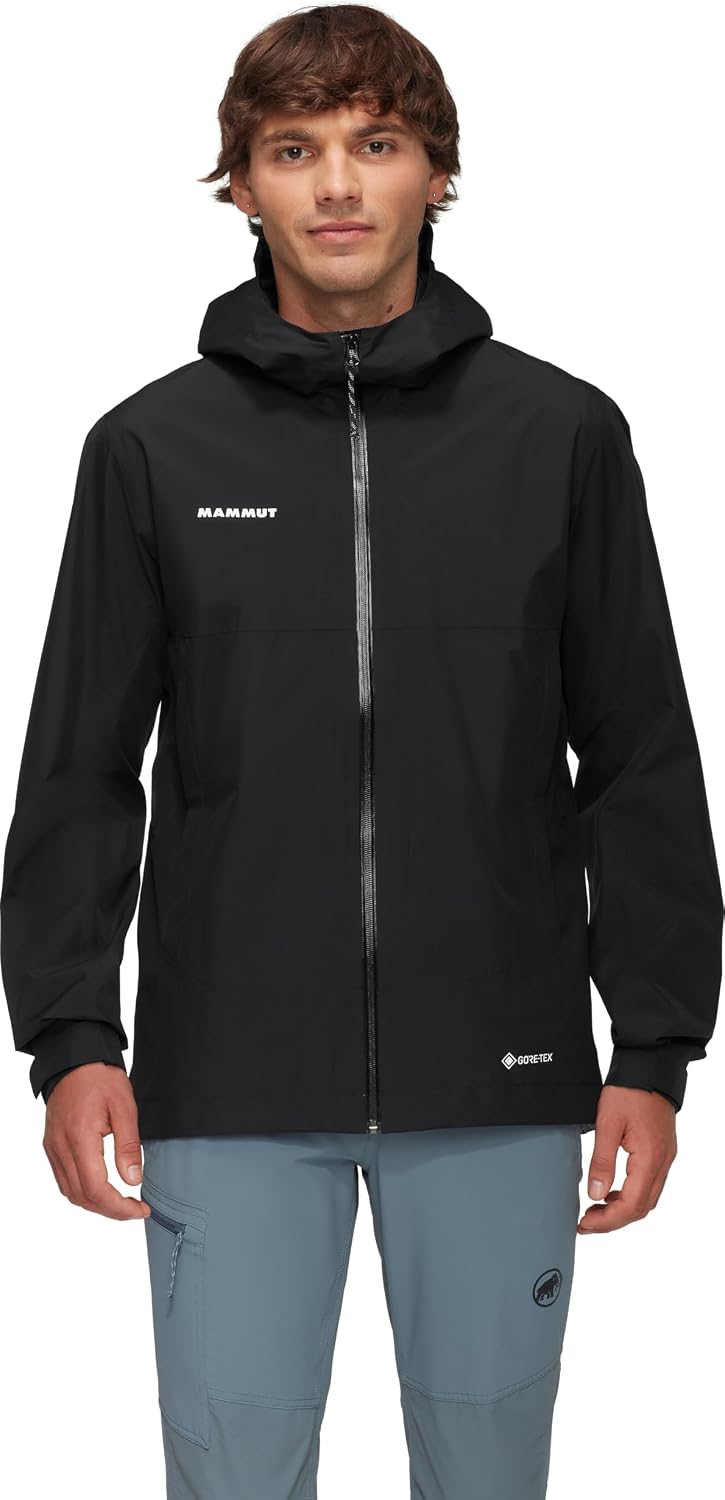 Detalle de Mammut Treeline Hs Hooded Jacket Men – Giacca imbattibile per outdoor in Gore-Tex 2-strati