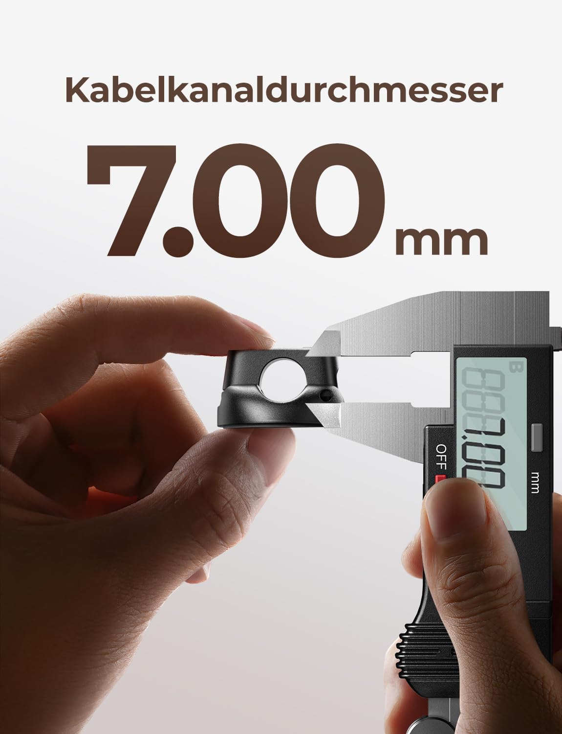 Thumbnail 3 de LISEN Magnetisch 8 Stück Kabelhalter – Selbstklebend, 7 mm Schlitz, mit 4 Extra Klebepads