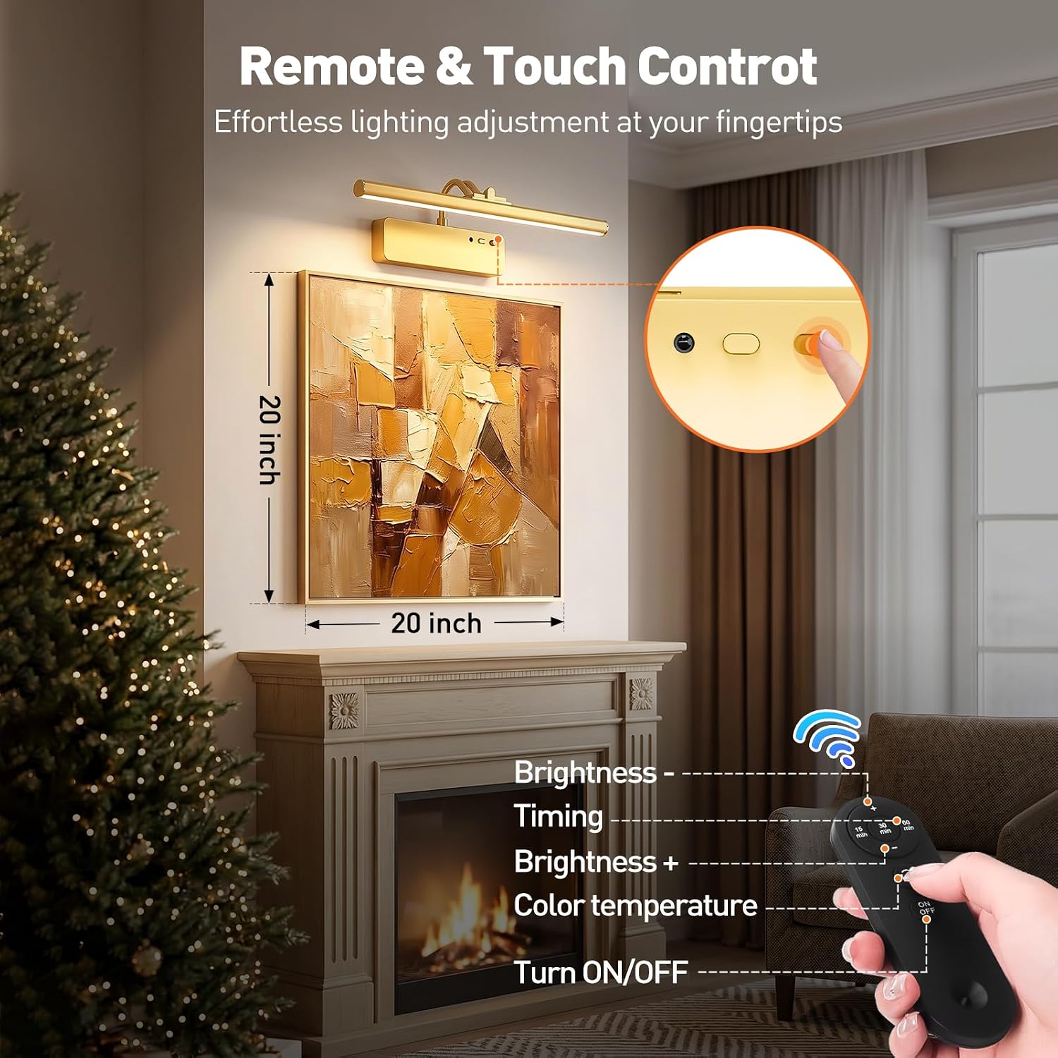 Thumbnail 3 de Wireless Picture Light, 15.35-Inch