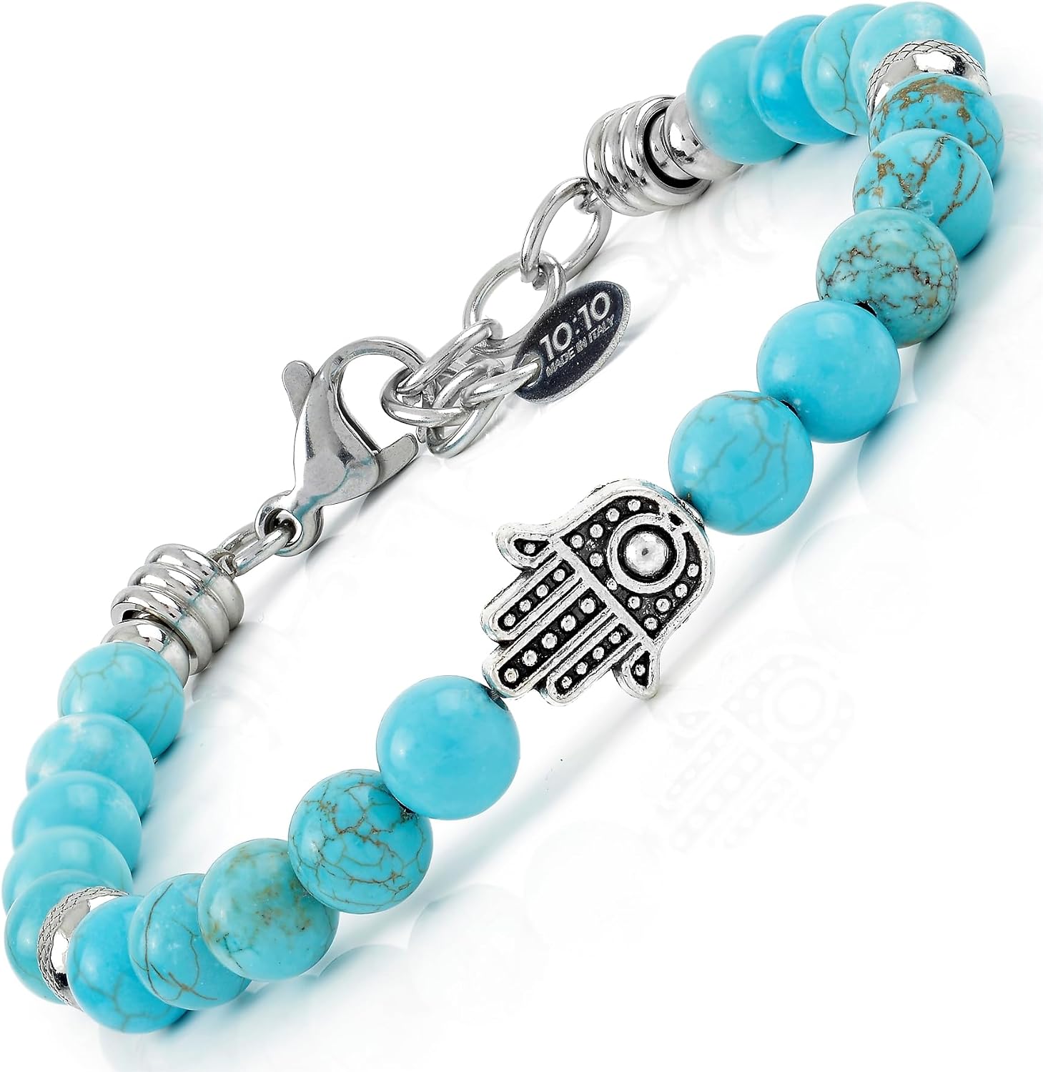 Detalle de 10:10 Bracciale mano di Fatima con pietra 6 mm
