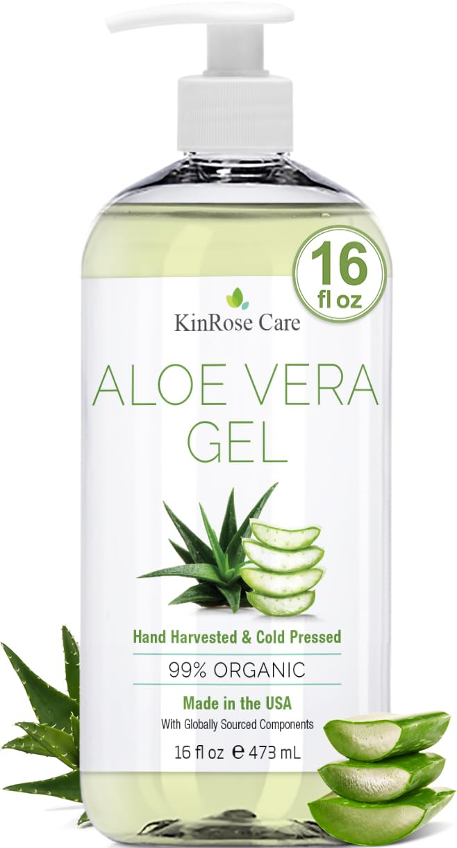 Detalle 2 de KinRose Care 12oz Organic Aloe Vera Gel