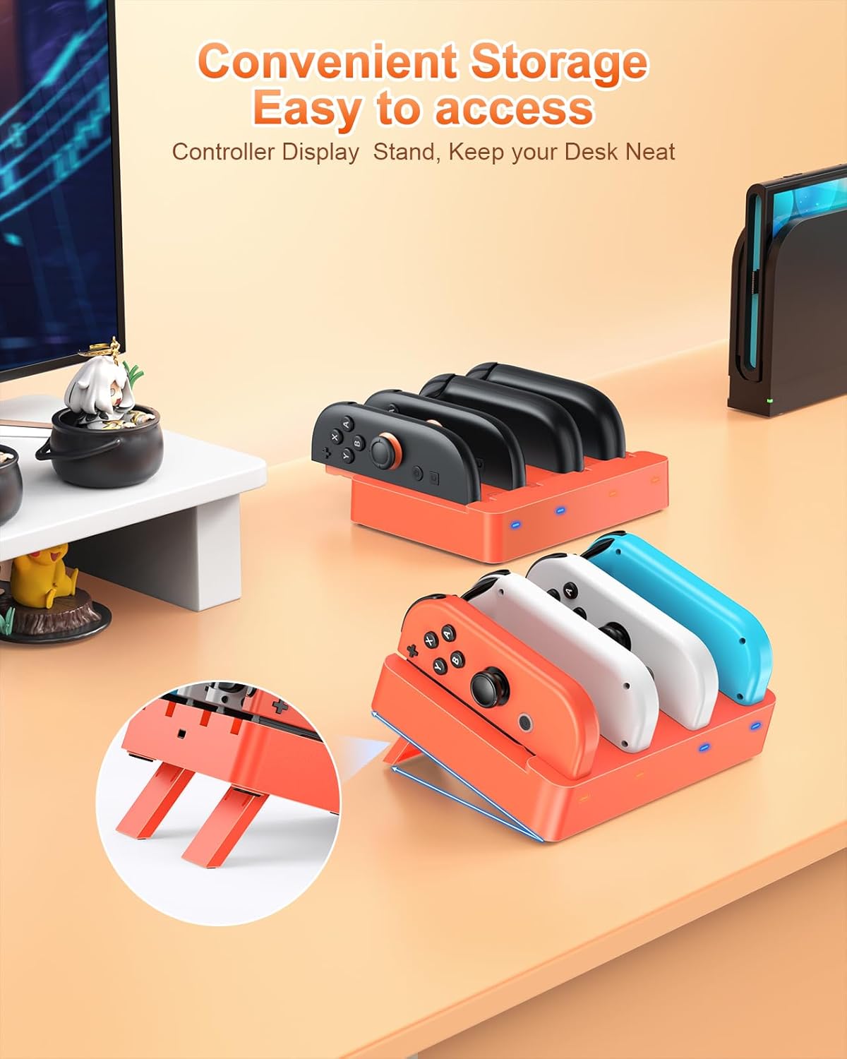 Thumbnail 3 de Switch Controller Ladestation 4‑fach Ladegerät 🔌