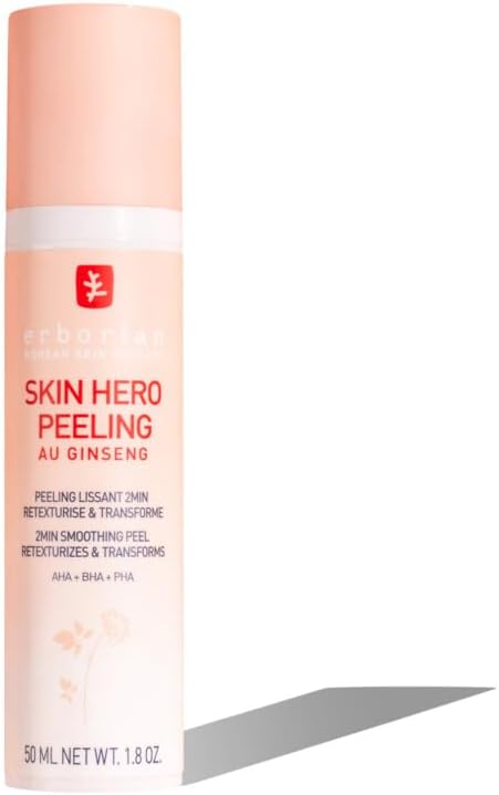Detalle de Erborian Skin Hero Peeling Gel Esfoliante Viso al Ginseng – AHA, BHA, PHA 50 ml