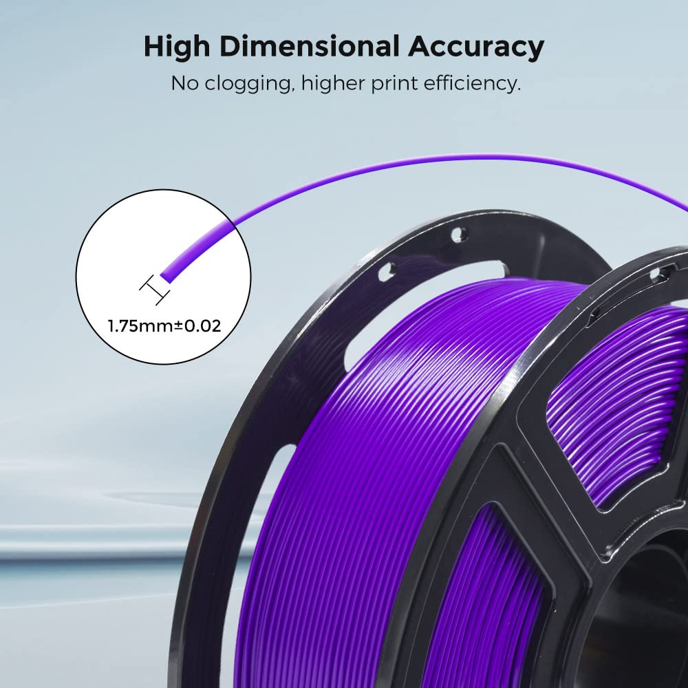 Thumbnail 4 de FLASHFORGE PLA PRO Morado 🌈 Carrete 2.2 lbs, Alta precisión
