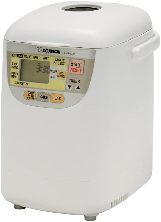 Detalle de Zojirushi BB-HAC10 Home Bakery 1-Pound Programmable Mini Breadmaker (White)