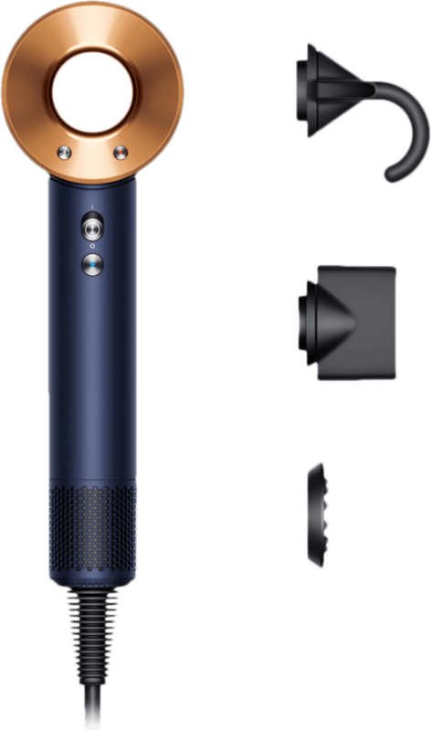 Detalle de Dyson Supersonic Straight + Wavy Nachtblau 🌀