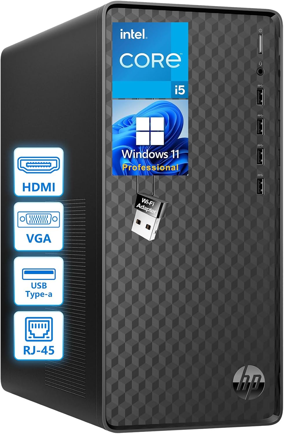 Detalle de HP Desktop Tower with 16GB RAM