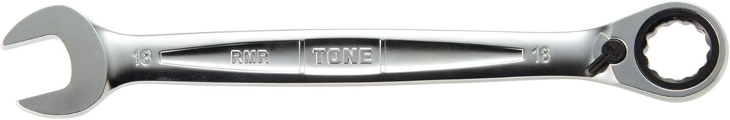 Thumbnail 2 de トネ TONE RMR-18 切替式ラチェットめがねレンチ 18mm・72枚ギア・送り角5度