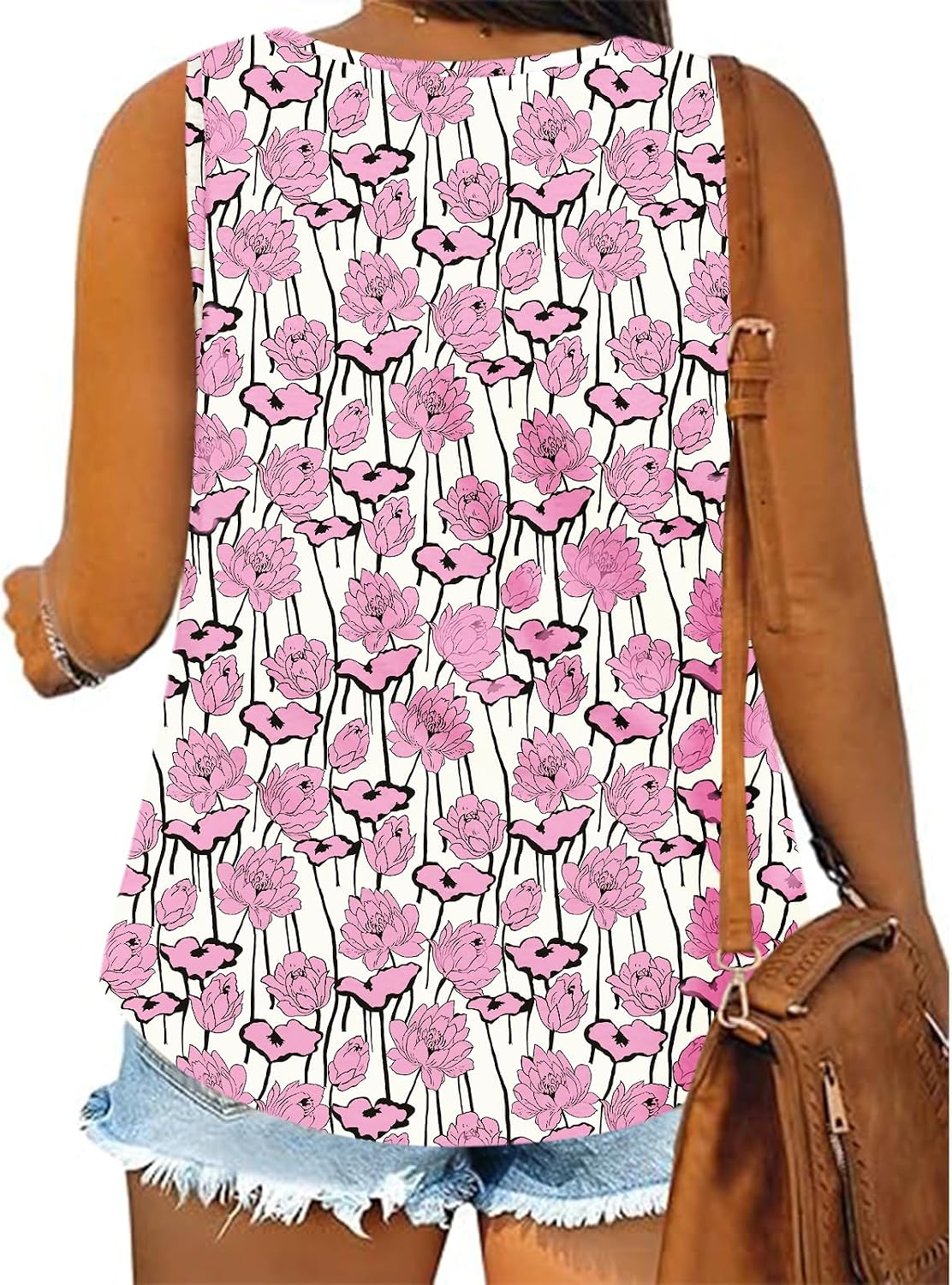 Detalle 2 de Plus Size Tank Tops for Women: Sleeveless Scoop Neck Casual Tees for Summer