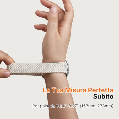 Thumbnail 3 de Fullmosa Cinturino Orologio 20 mm in Nylon Elastico con Chiusura Magnetica